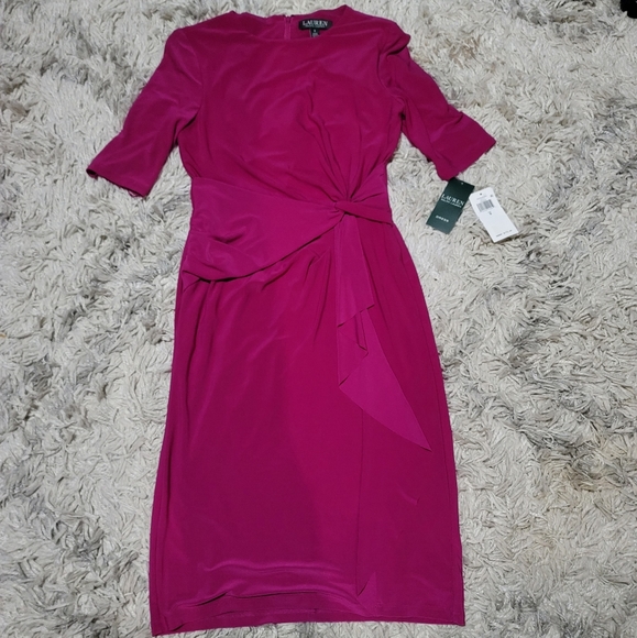 Lauren Ralph Lauren Twisted - Knot Jersey Dress - Picture 3 of 9